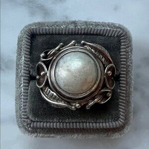 Abalone/Mother of Pearl Sterling Silver Ring
